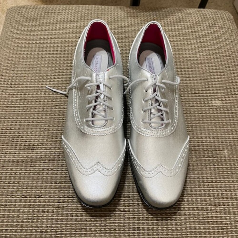 FootJoy "Tailored Collection" Silver Women's Golf shoes